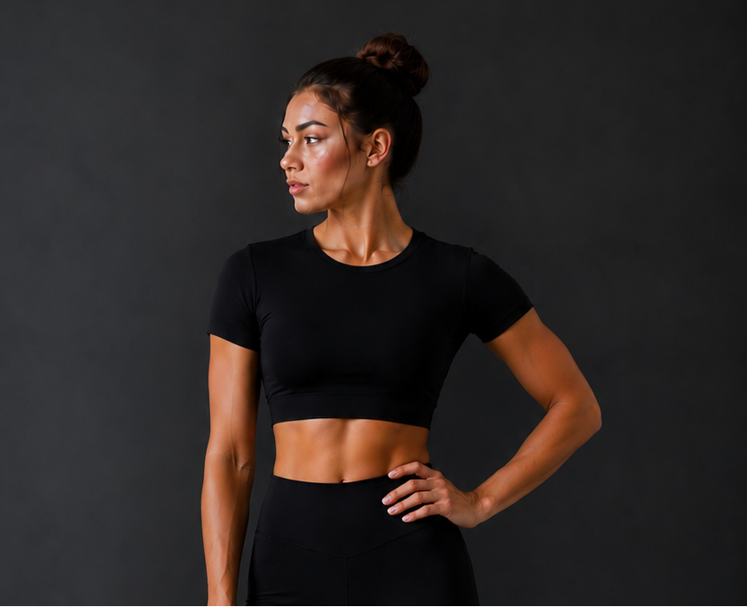 Essentials Range - Basic Short Sleeve crop