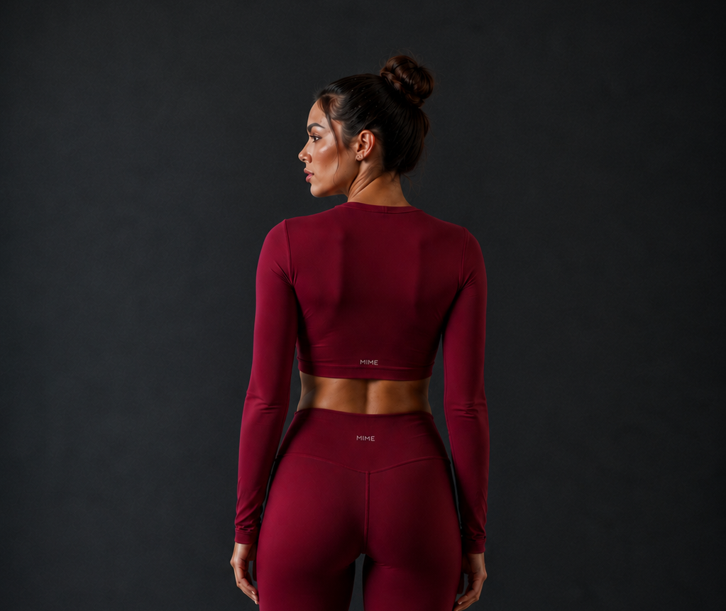 Essentials Range - Basic Long Sleeve Crop