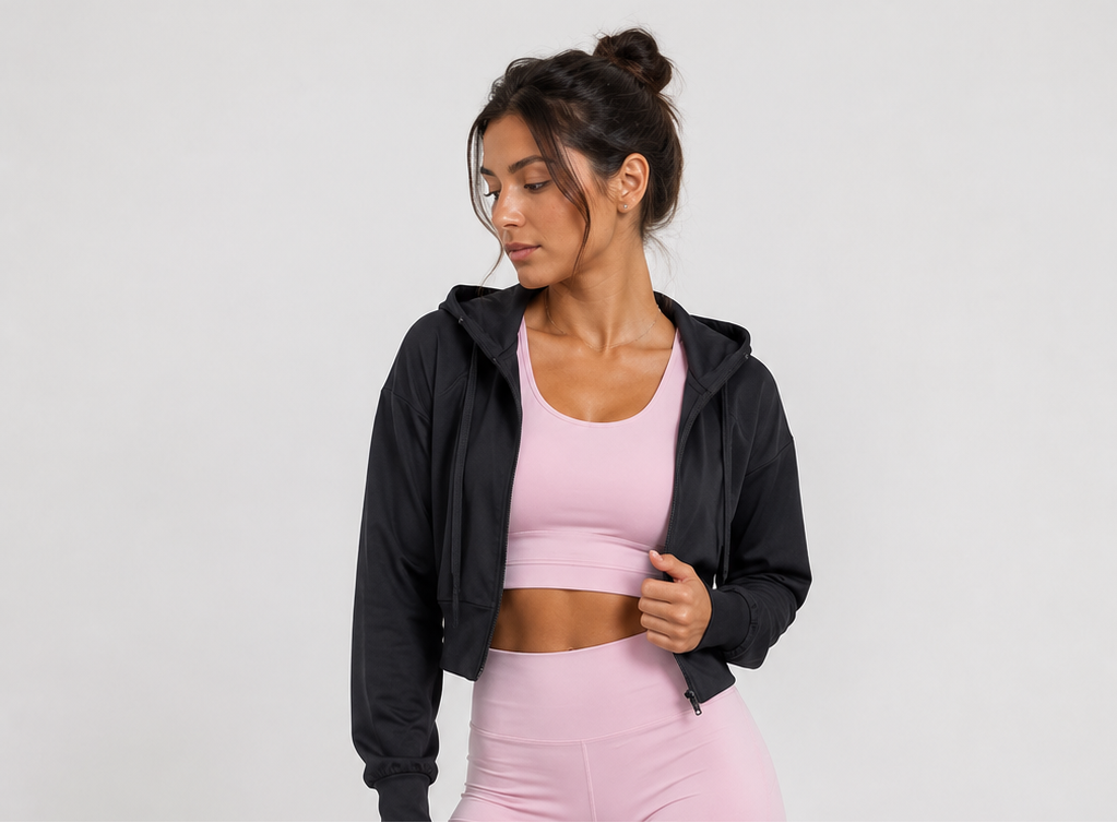 Shaped Zip Hoody