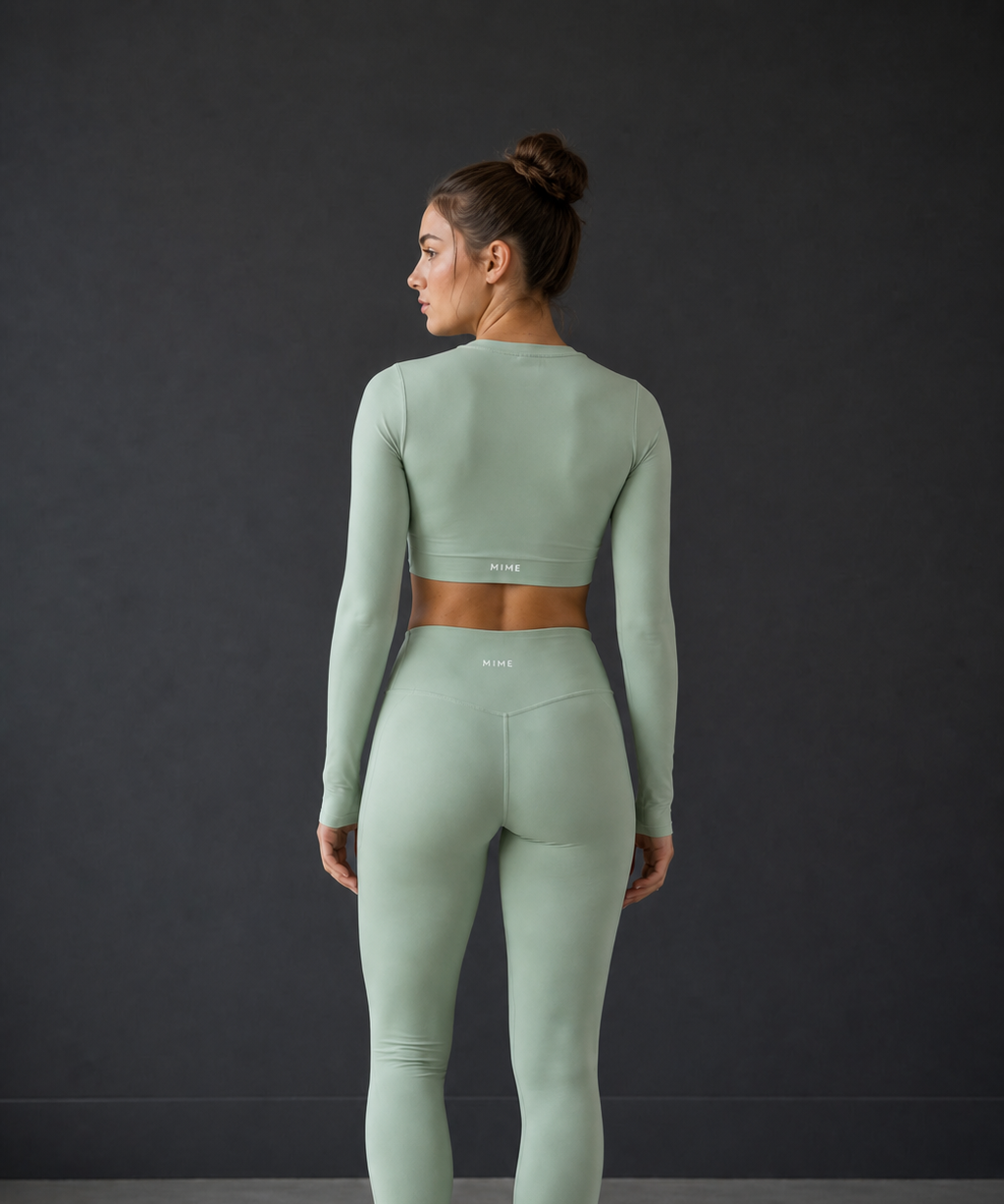 Essentials Range - Basic Long Sleeve Crop