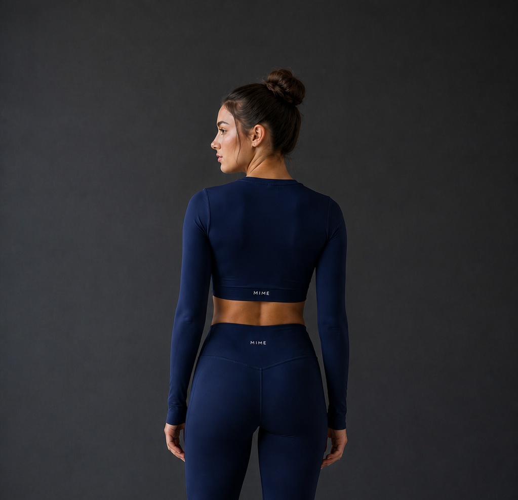 Essentials Range - Basic Long Sleeve Crop