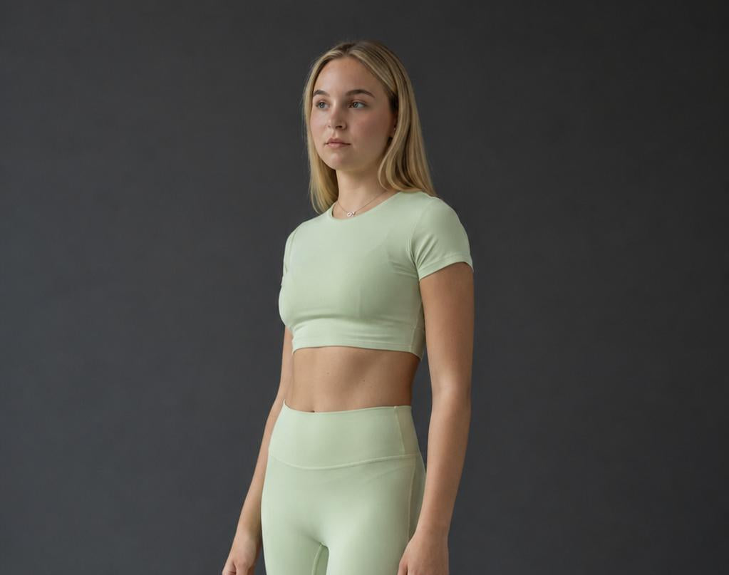 Essentials Range - Basic Short Sleeve crop